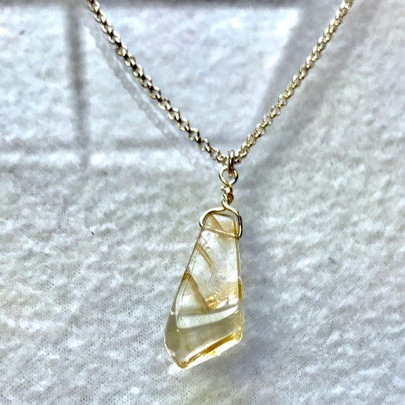 Stylish Genuine Citrine Pendant! - Picture 5 of 5